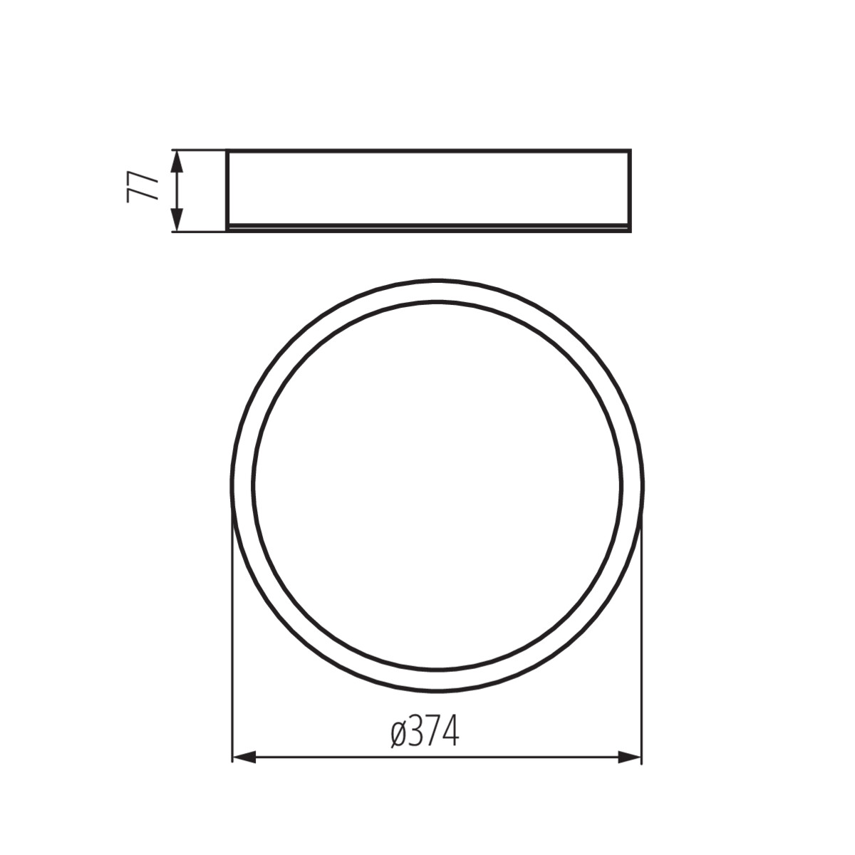 Kanlux JASMIN 370-G/O (36441)