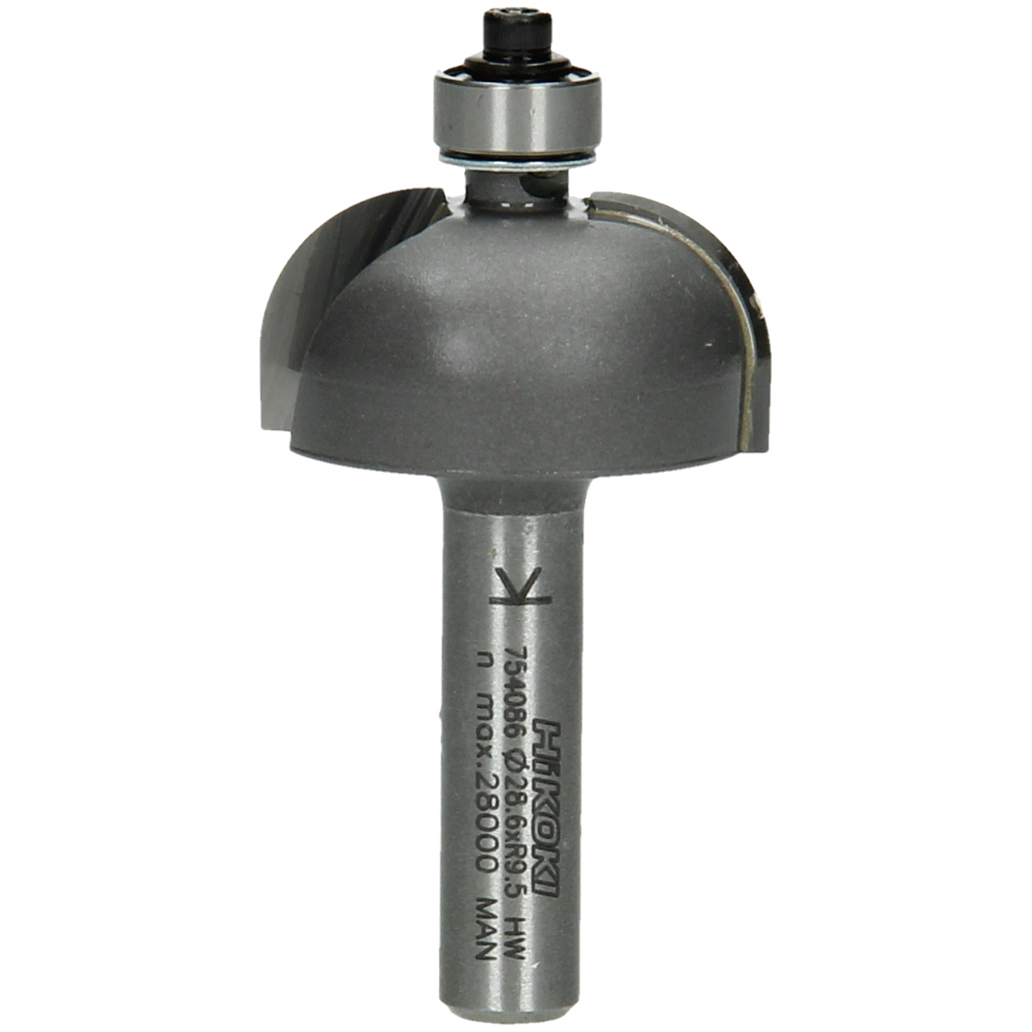 HiKOKI HM Hohkehlfräs.8mm m.Kugel. 28,6x52x9,5