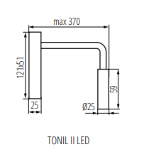 Kanlux TONIL II LED W