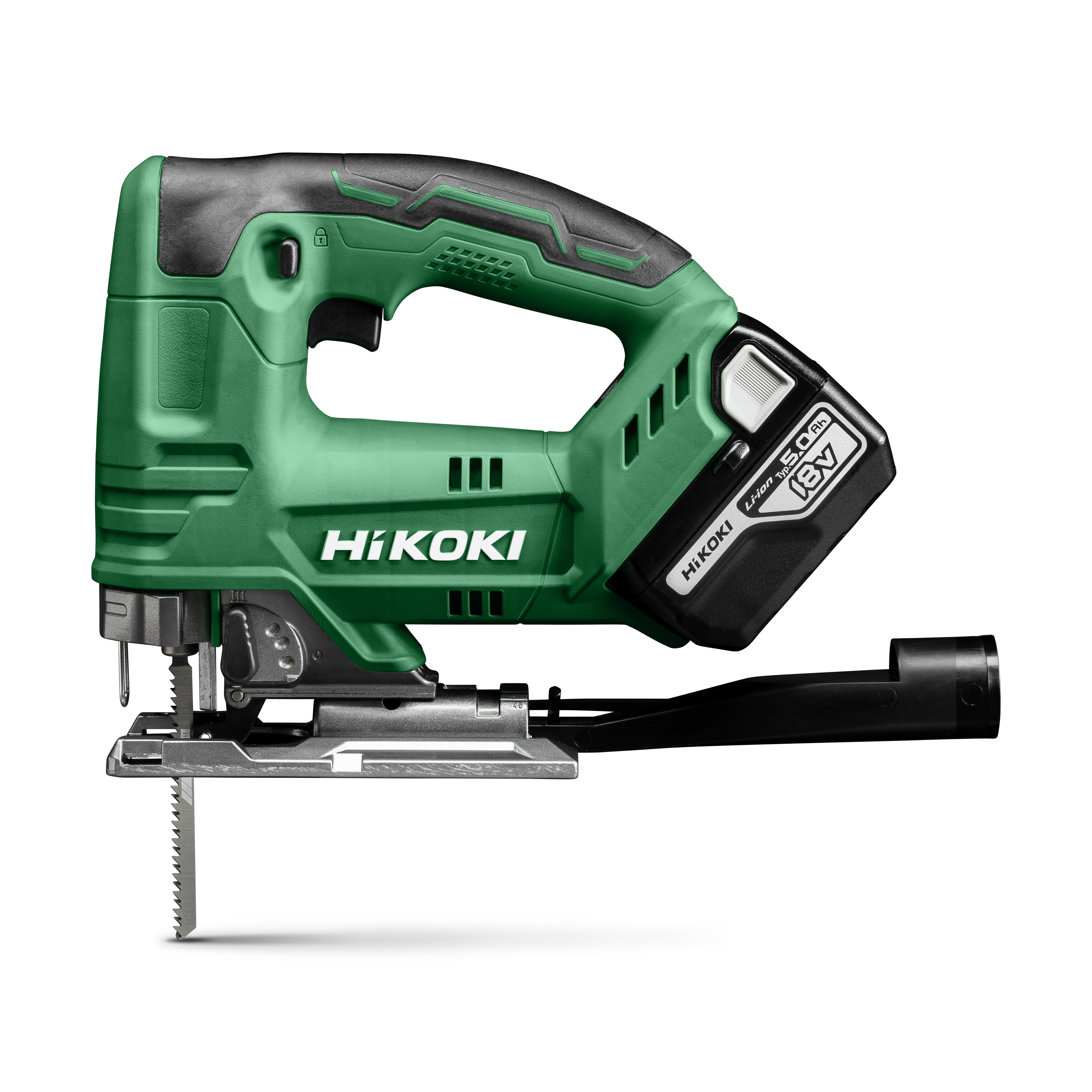 HiKOKI CJ18DA(5.0Ah) (HSC III) Akku Stichsäge 135mm in Holz 2,1 Kg