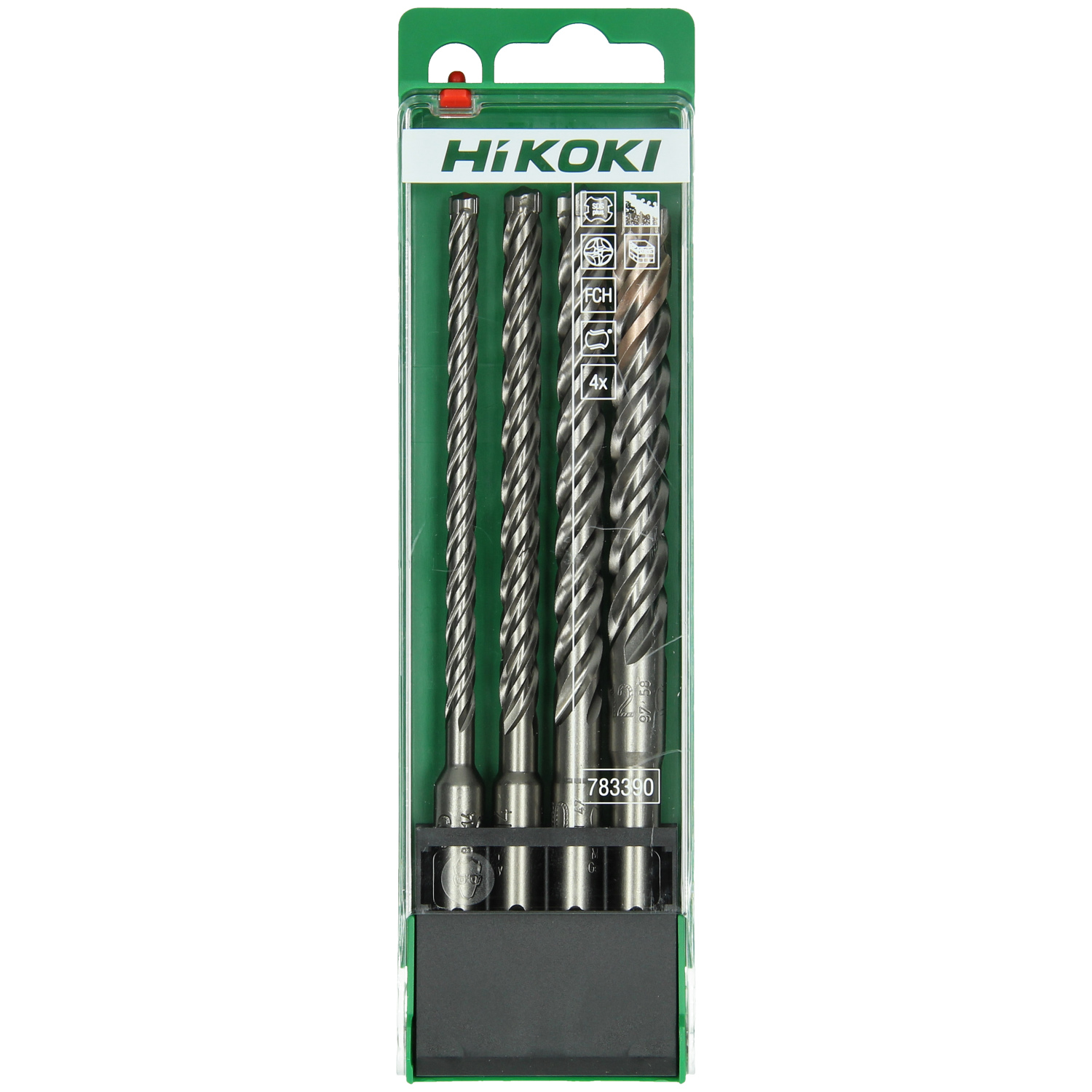 HiKOKI SDS plus MULTIPACK Bohrerkassette-4tlg. HiKOKI SDS plus MULTIPACK Bohrerkassette-4tlg.