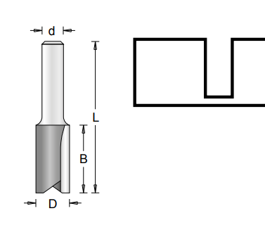 8 MM HM Nutfräser 18X19/51