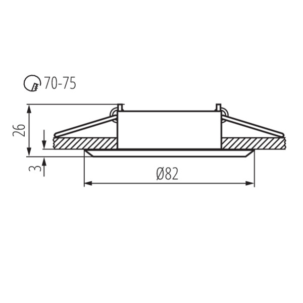 Kanlux GWEN CT-DTO50-B