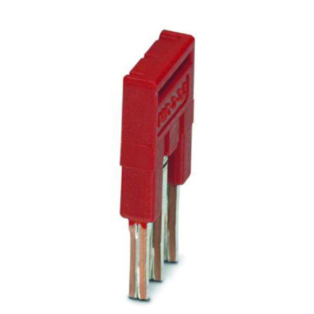 PHOENIX Querverbinder, 3p, rot, steckbar, isoliert, 17,5A, mit Berührungsschutz – FBS 3-3,5