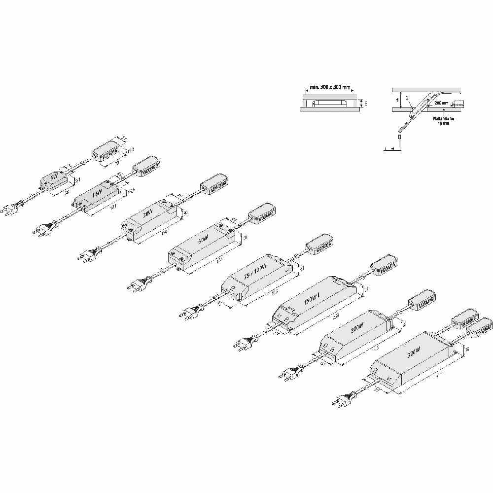 HERA LED-Trafo, 5W, 24V, nicht dimmbar, IP20, Kunststoffgehäuse, statisch