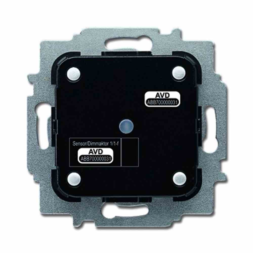BUSCH-JAEGER FREE@HOME Dimmaktor, 10-180W, Unterputz, 1Ausg, universal, Vor Ort-/Handbedienung – 6212/1.1