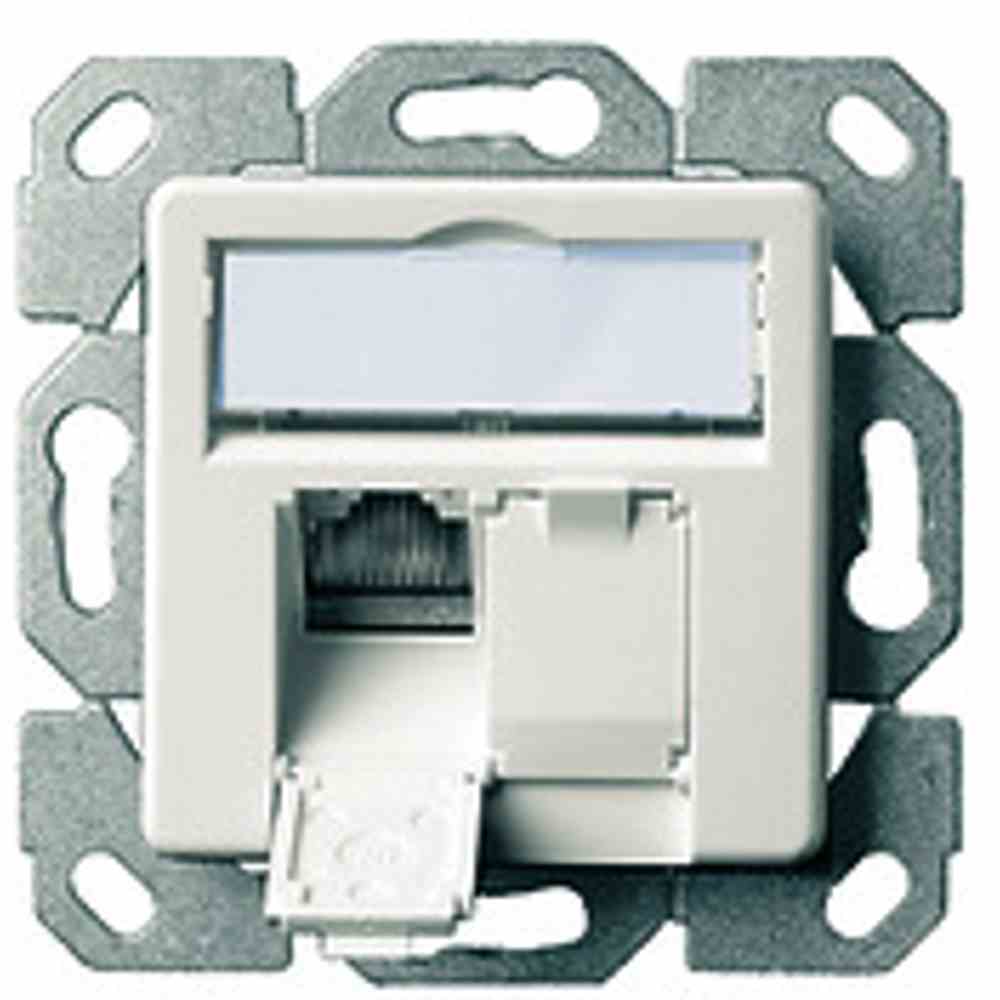 TELEGÄRTNER AMJ-Datendose 2f CAT6A reinweiß UPK50, AMJ45 8/8 TELEGÄRTNER AMJ-Datendose 2f CAT6A reinweiß UPK50, AMJ45 8/8