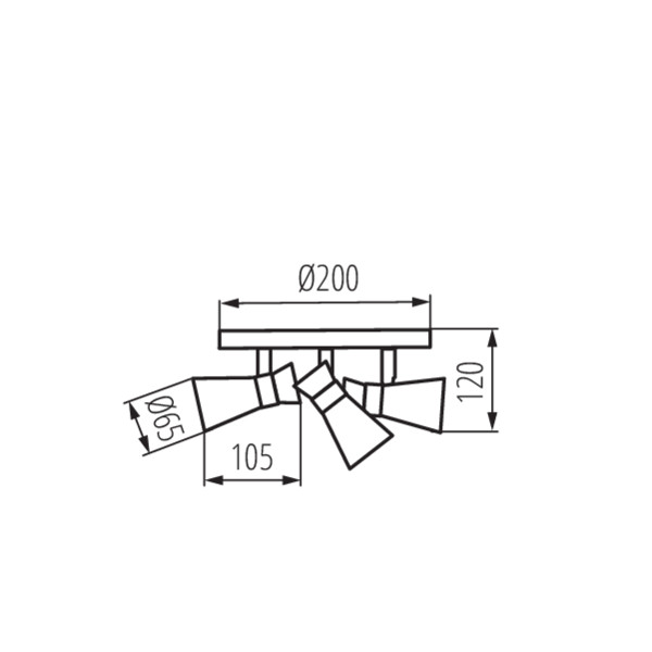 Kanlux MILENO EL-3O B-AG