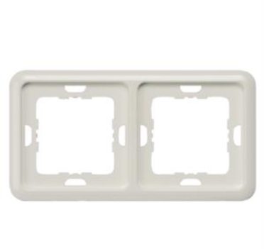 Siemens DELTAprofil Rahmen, 2f, titanweiß 5TG1812 Siemens DELTAprofil Rahmen, 2f, titanweiß 5TG1812