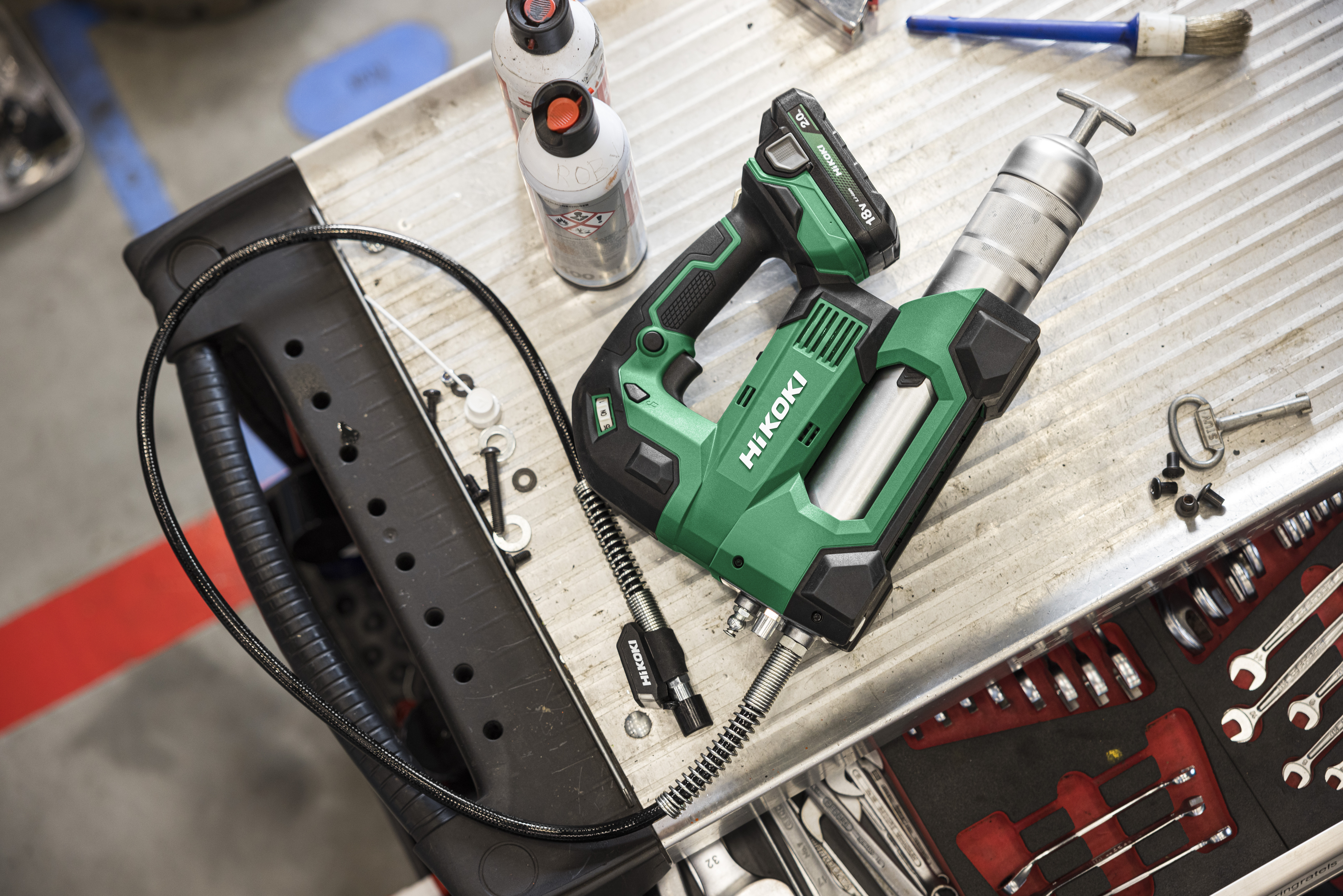 HiKOKI AL18DA(Basic) (Karton) Akku Fettpresse