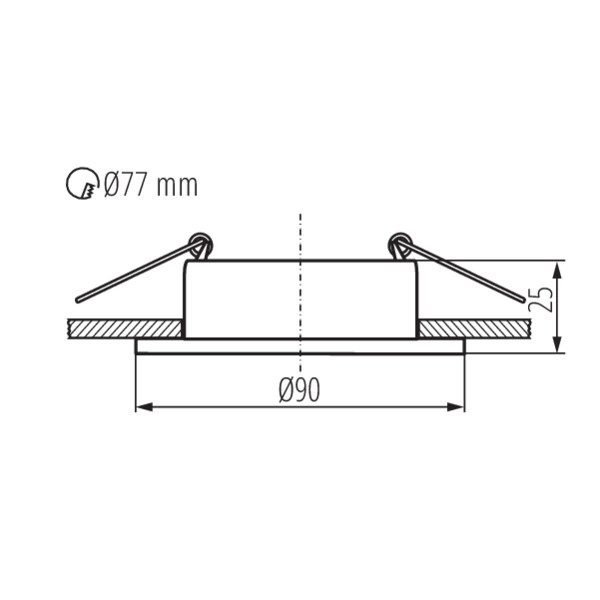 Kanlux FELINE DSO G/W