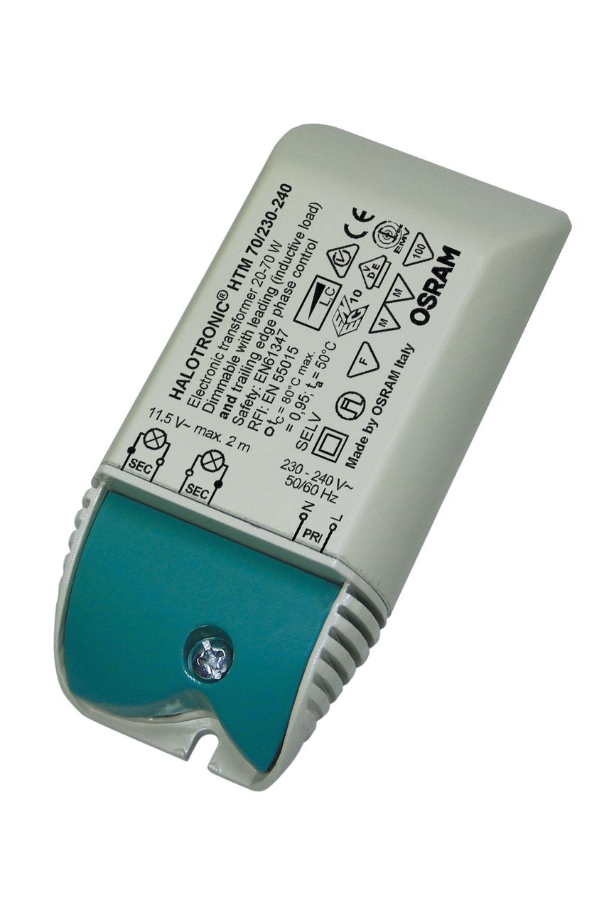 OSRAM HALOTRONIC PROF Transformator, Mouse, 50-150W, 11,4-11,5V, grau, 153x54x36mm, elektronischer Trafo