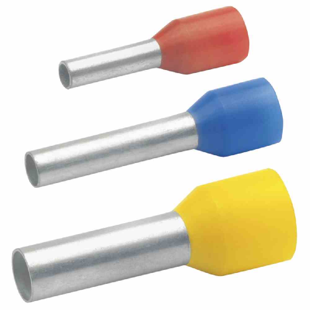 KLAUKE Aderendhülse, 1,5mm², 18mm, Isoliert, Polypropylen(PP), schwarz, Kupfer, verzinnt – 47218 (100 C62)