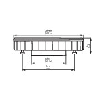 Kanlux ESG LED 9W GX53-WW