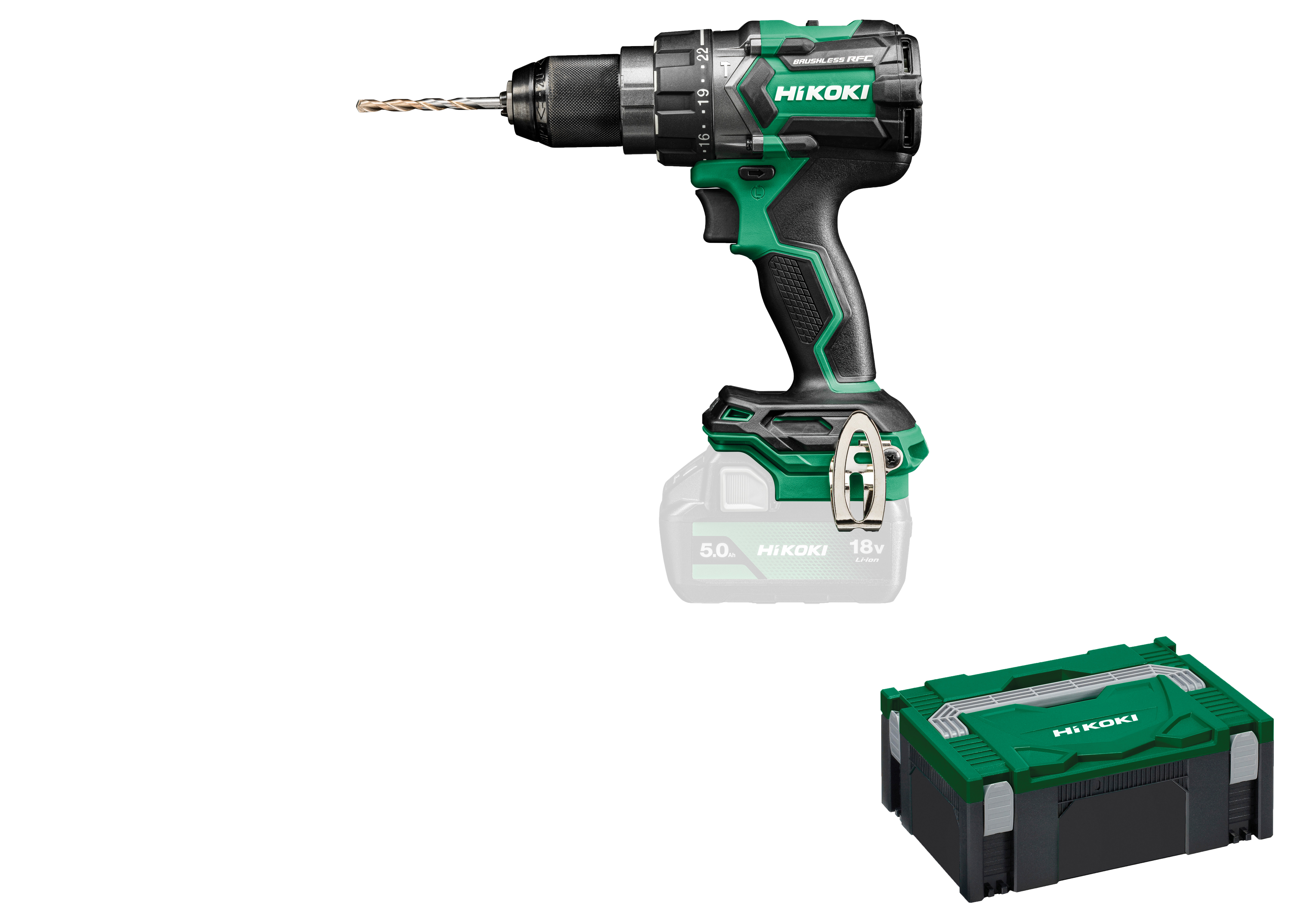 HiKOKI DV18DC(Basic) (HSC II) Akku Schlagbohrschrauber 70/140Nm 13mm