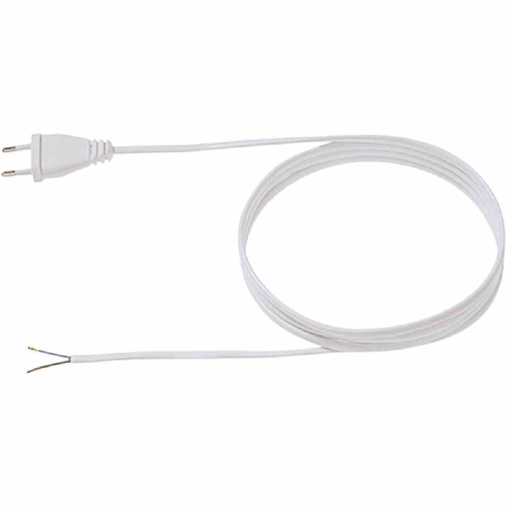 BACHMANN Netzanschlussleitung, 2m, 2x0,75mm², PVC, schwarz, Euro-Stecker, Aderendhülse, 0-70°C, 300V – 202.174 BACHMANN Netzanschlussleitung, 2m, 2x0,75mm², PVC, schwarz, Euro-Stecker, Aderendhülse, 0-70°C, 300V – 202.174