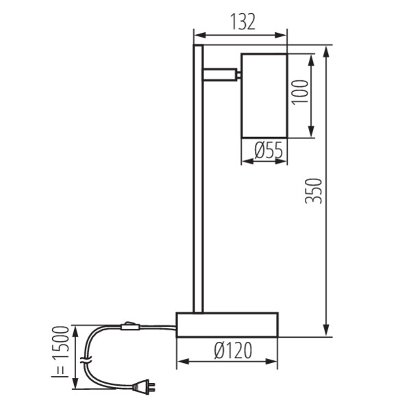 Kanlux EVALO TL GU10 B-SR