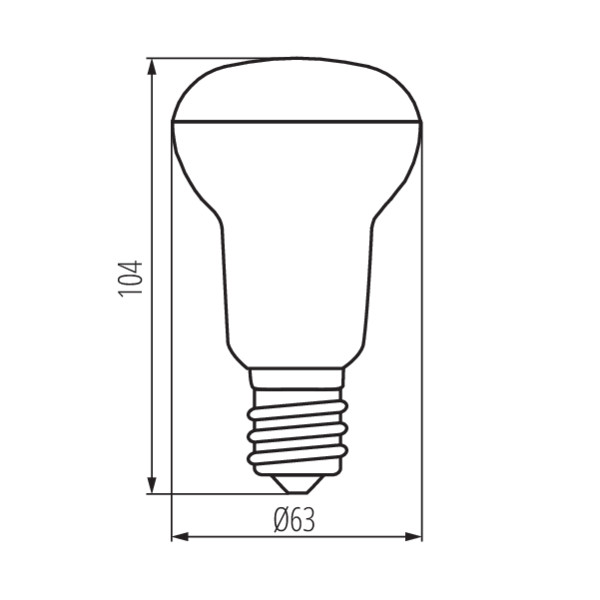 Kanlux SIGO R63 LED E27-WW