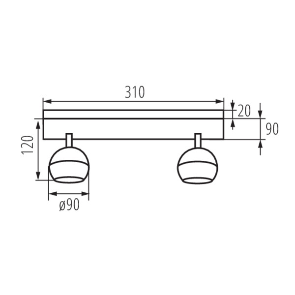 Kanlux GALOBA EL-2I B