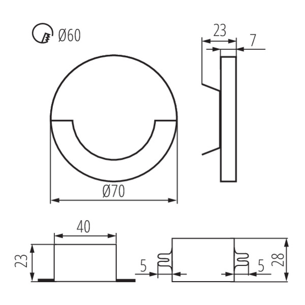 Kanlux SOLA LED AC-WW