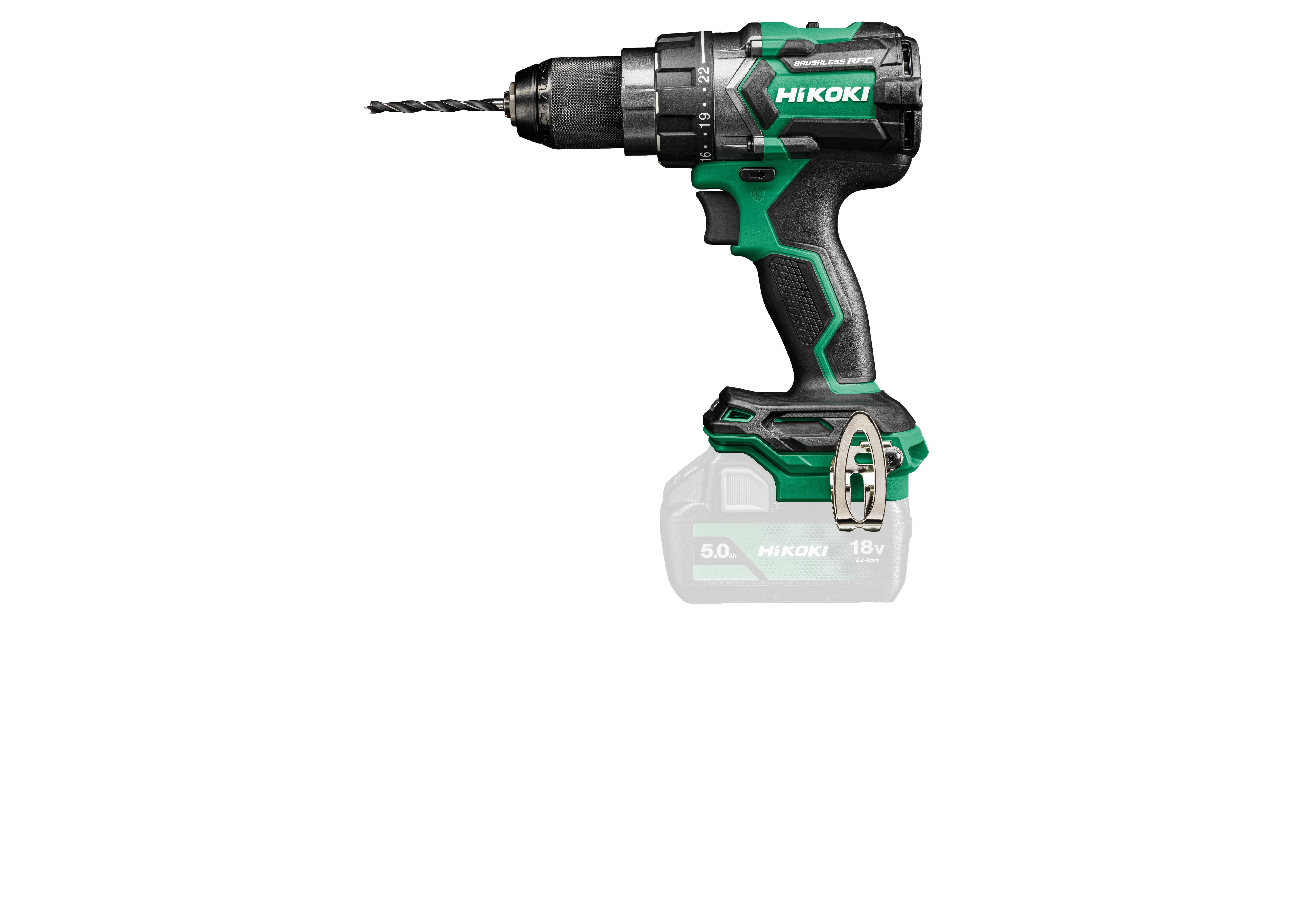 HiKOKI DS18DC(Basic) (Karton) Akku Bohrschrauber 70/140 Nm 13mm