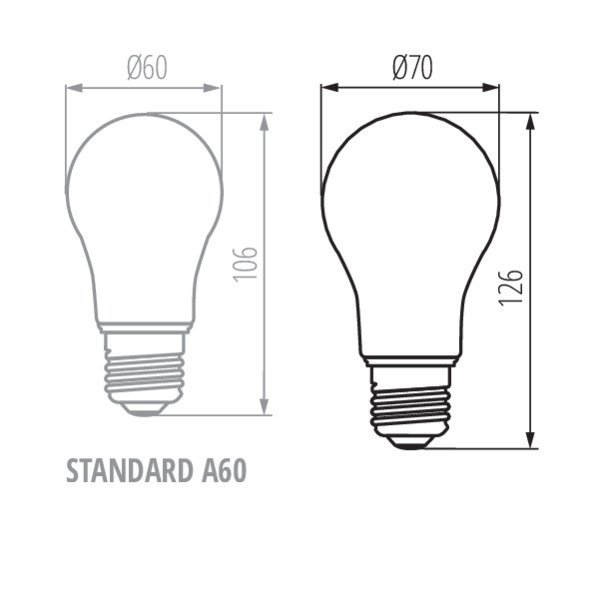 Kanlux XLED A70 18W-NW