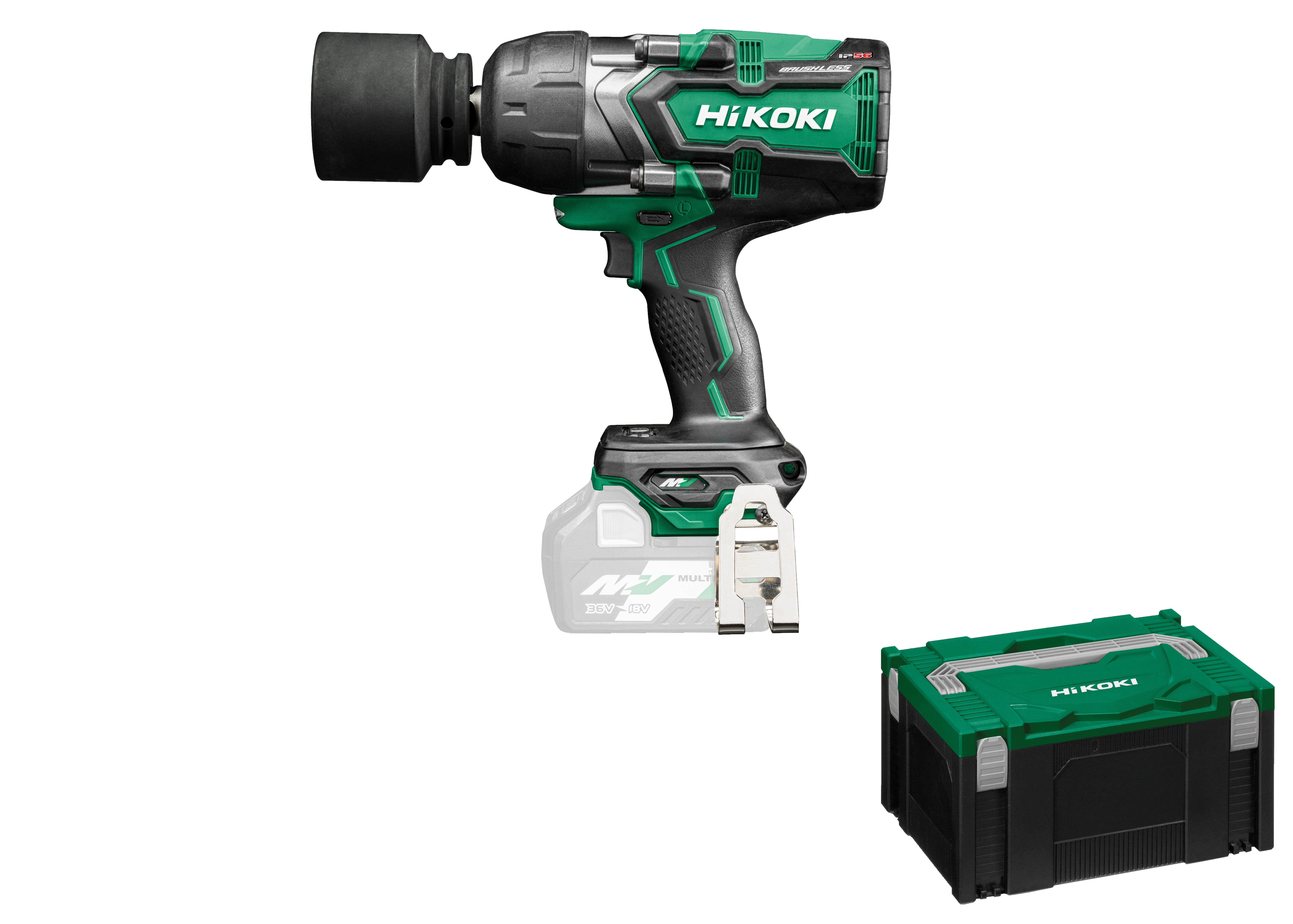 HiKOKI WR36DF(Basic) (HSC III) Akku Schlagschrauber 1900/2400 Nm 3/4"