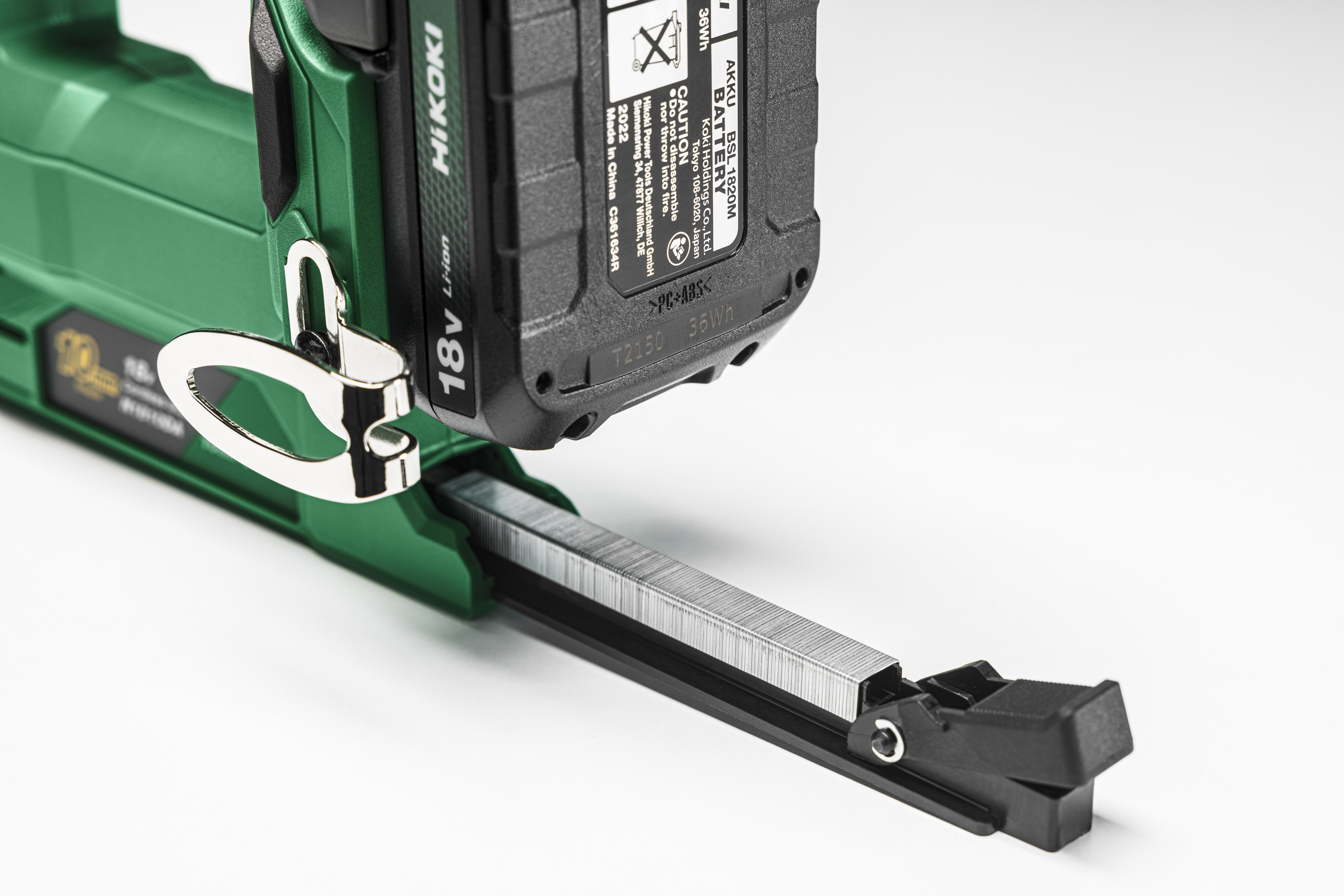 HiKOKI N1810DA(Basic) (Karton) Akku Tacker 1,1 Kg Klammerbreite 10mm