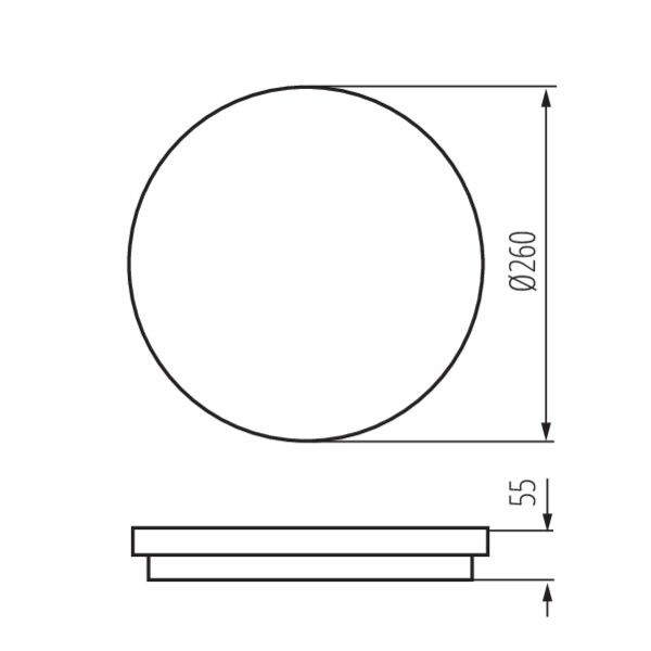 Kanlux BENO 24W NW-O-SE GR