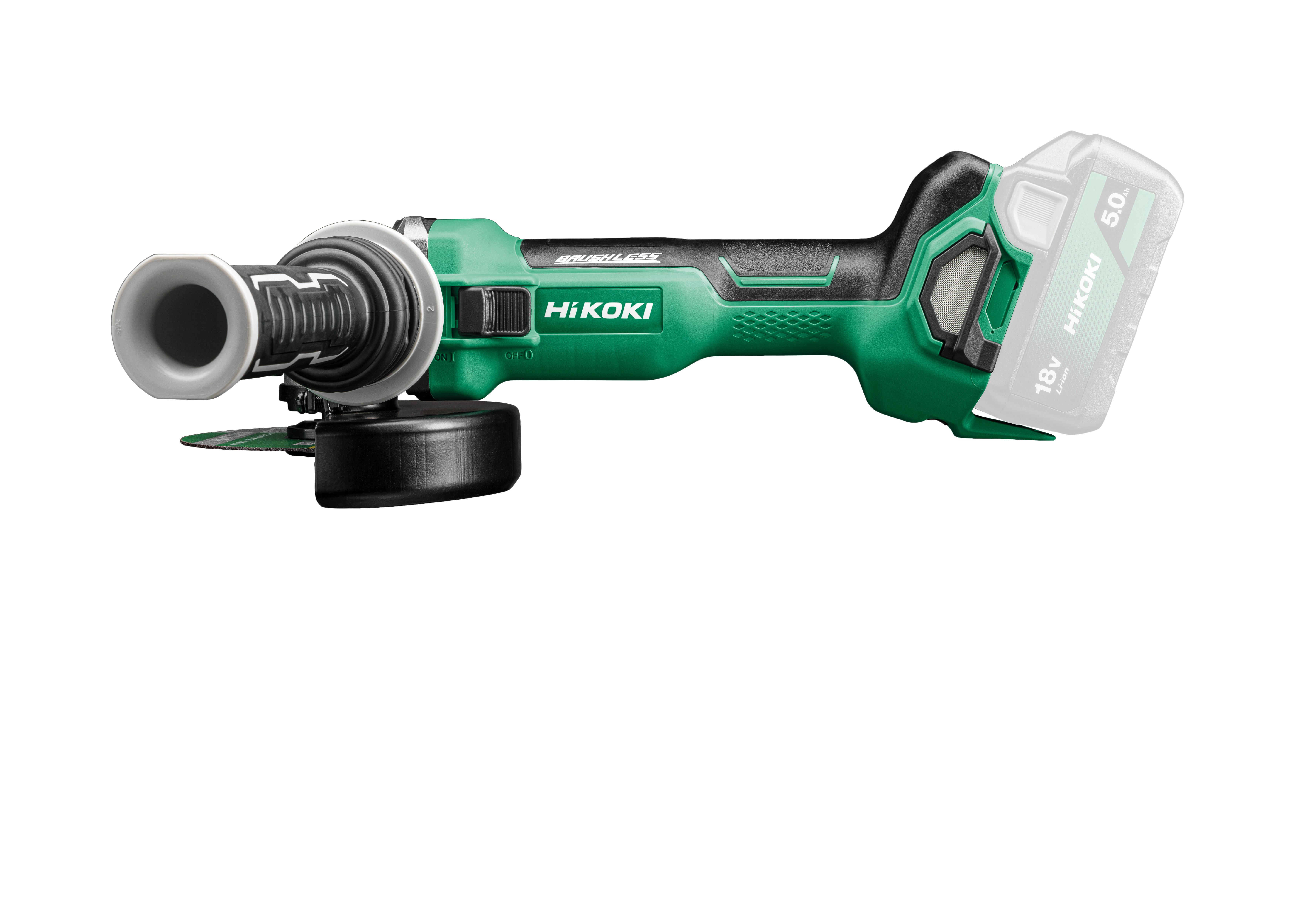 HiKOKI G1813DA (Basic) (Karton)  Akku Winkelschleifer 125mm 2,1 Kg