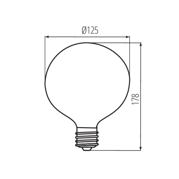 Kanlux XLED G125 11W-NW