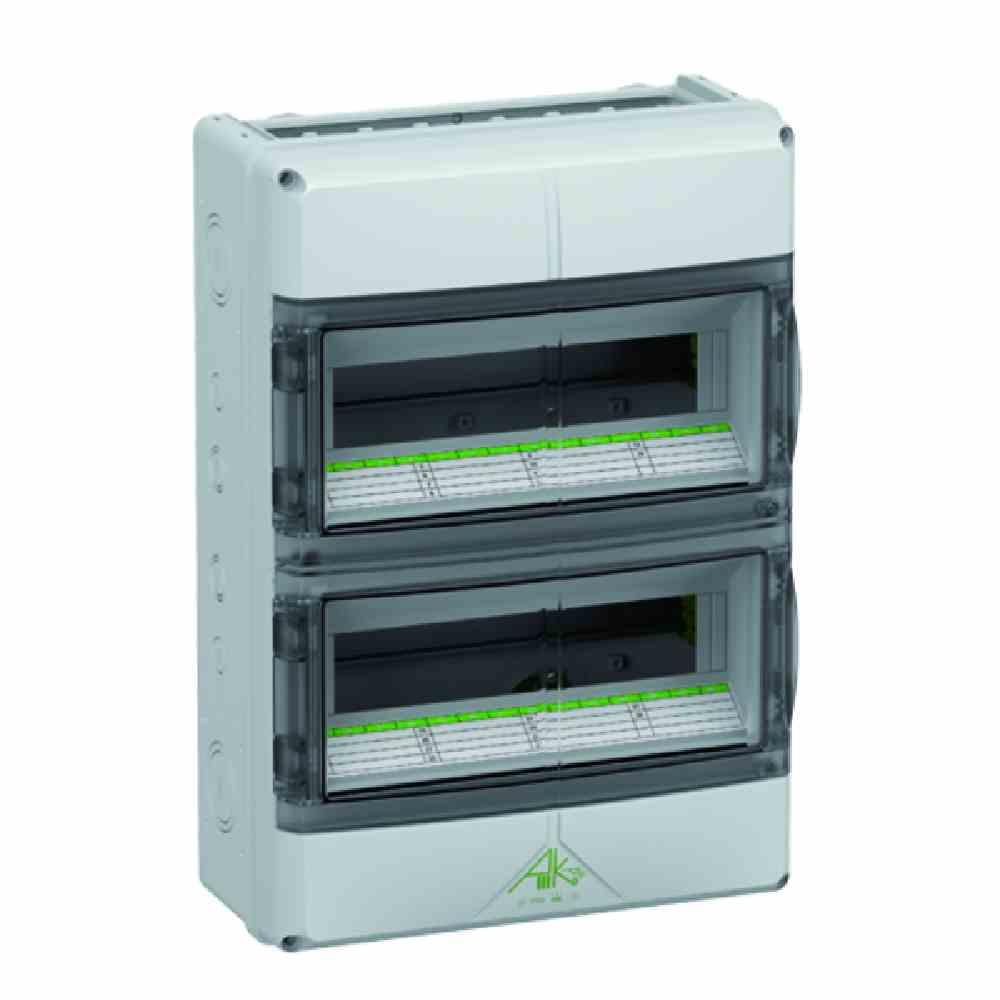 SPELSBERG AK-F 28 Kleinverteiler IP65, 2-reihig, 28TE, 315 x 450 x 155 mm, PEN-Klemmschiene, 6 x Klemmstellen 2,5-16 mm², 21/2 x 14 Klemmstellen 1,5-4 mm² – AK-F 28 SPELSBERG AK-F 28 Kleinverteiler IP65, 2-reihig, 28TE, 315 x 450 x 155 mm, PEN-Klemmschiene, 6 x Klemmstellen 2,5-16 mm², 21/2 x 14 Klemmstellen 1,5-4 mm² – AK-F 28