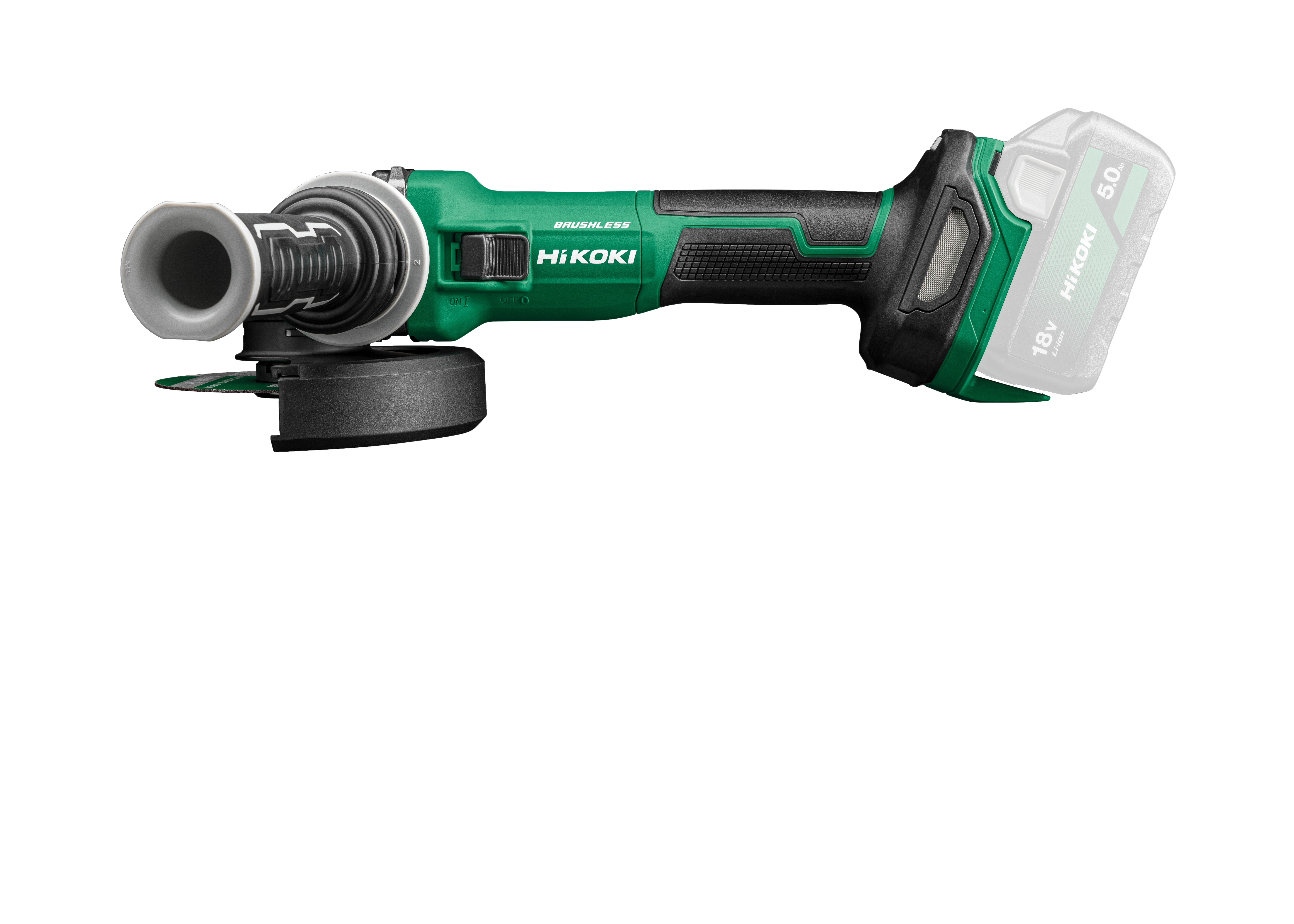 HiKOKI G1813DVE (Basic) (Karton) Akku Winkelschleifer 125mm 2,3 Kg 3200-8000