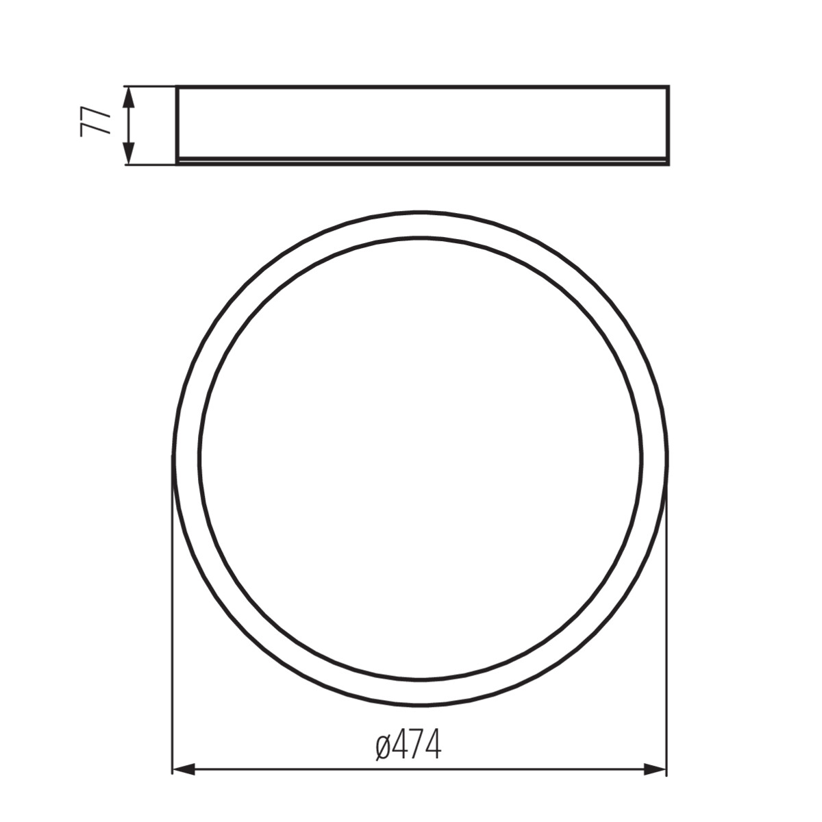 Kanlux JASMIN 470-G/O (36442)