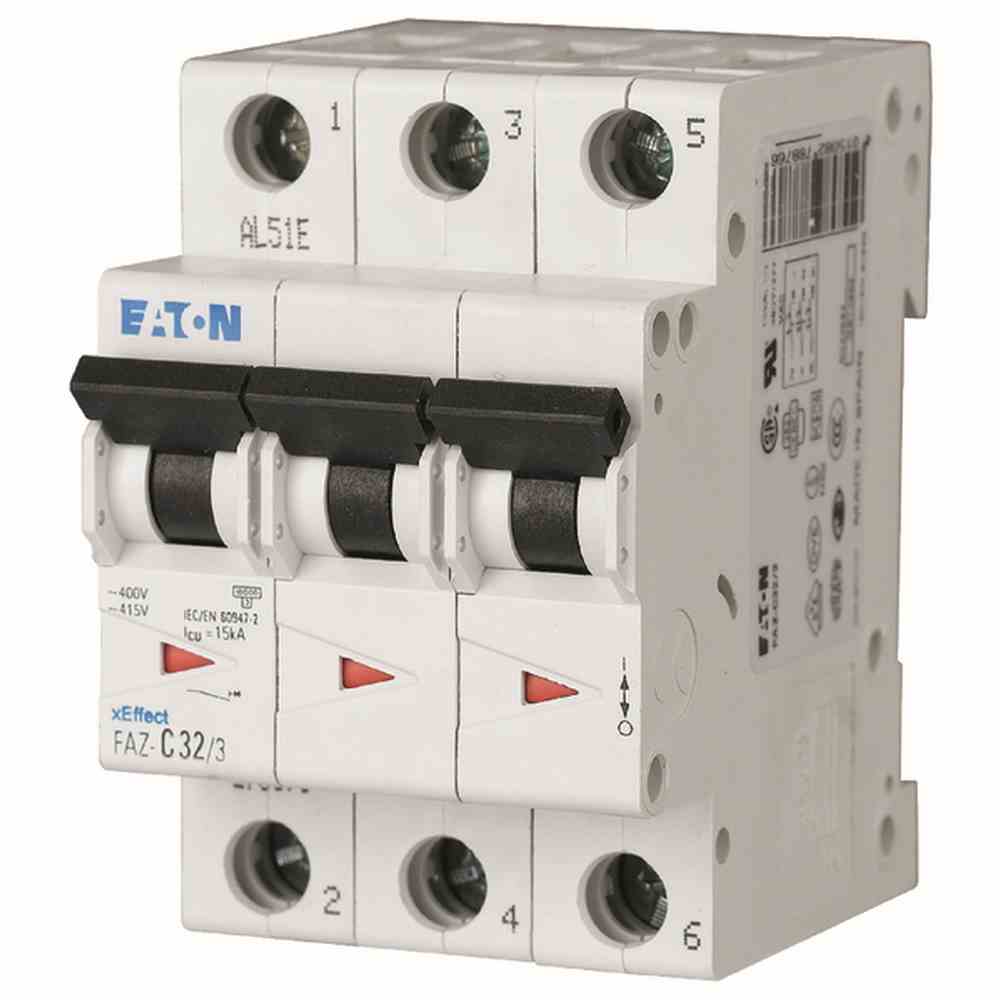 EATON FAZ-K20/3 LS-Schalter, 20A, 3p, K-Char – FAZ-K20/3