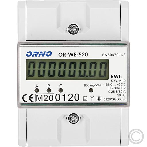 Drehstromzähler OR-WE-520 MID Drehstromzähler OR-WE-520 MID