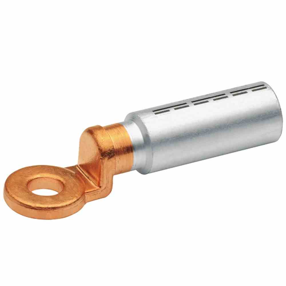 KLAUKE Presskabelschuh AL, 35mm², rund mehrdrähtig/sektor mehrdrähtig, M12, Al/Cu, geeignet für Al/St-Seile, Längsdicht, kz14 – 365R12