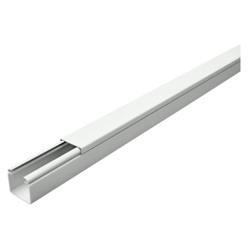 NF -Installationskanäle 25 x 25, aus PVC - reinweiß