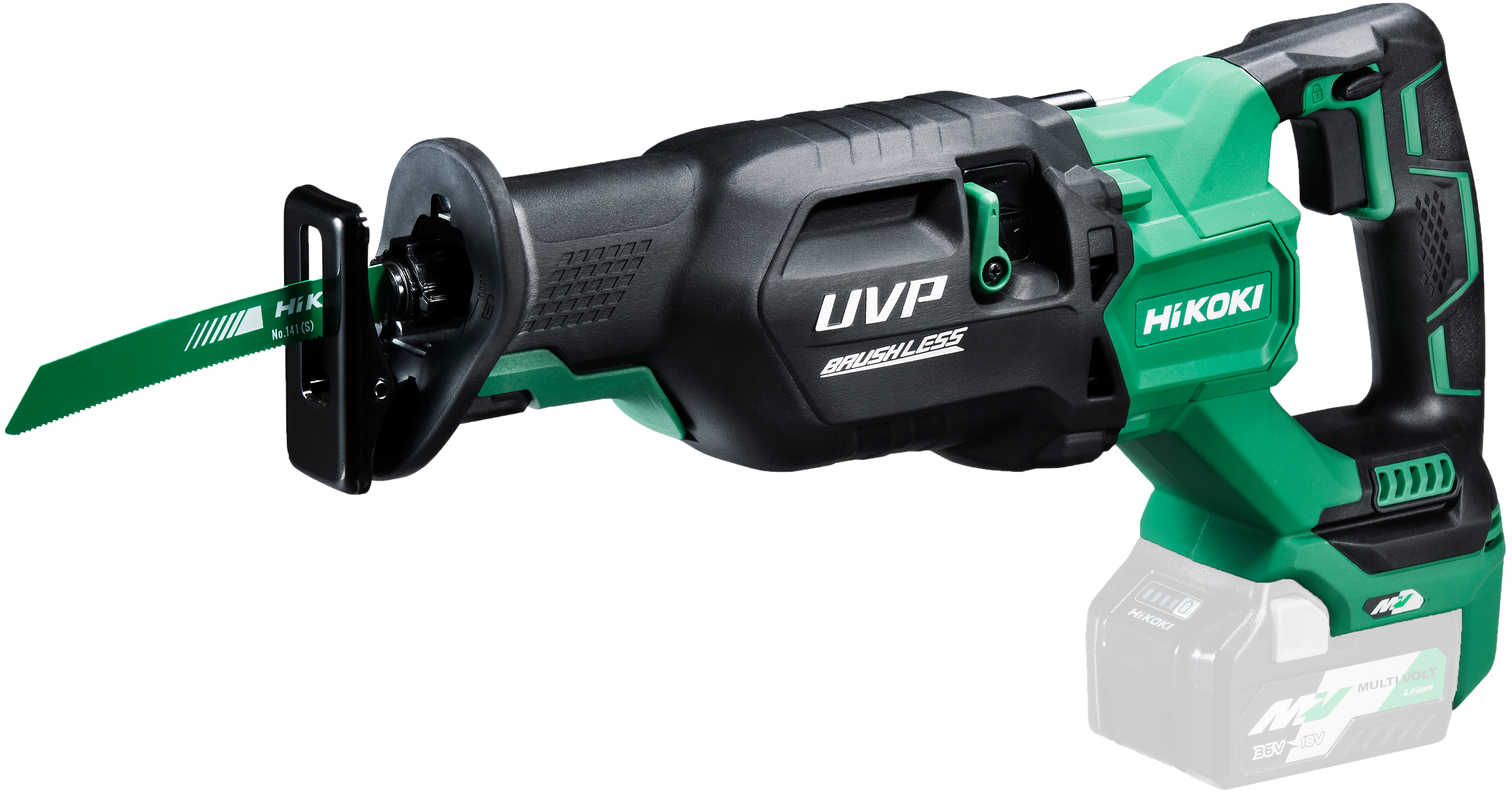 HiKOKI CR36DA(Basic) (Karton) Akku Tigersäge (Brushless) 300mm in Holz 3,8 Kg