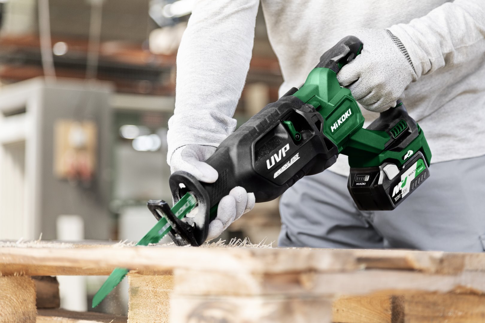 HiKOKI CR36DA (2.5) (Transportkoffer) Akku Tigersäge inkl Akkus und Ladegerät