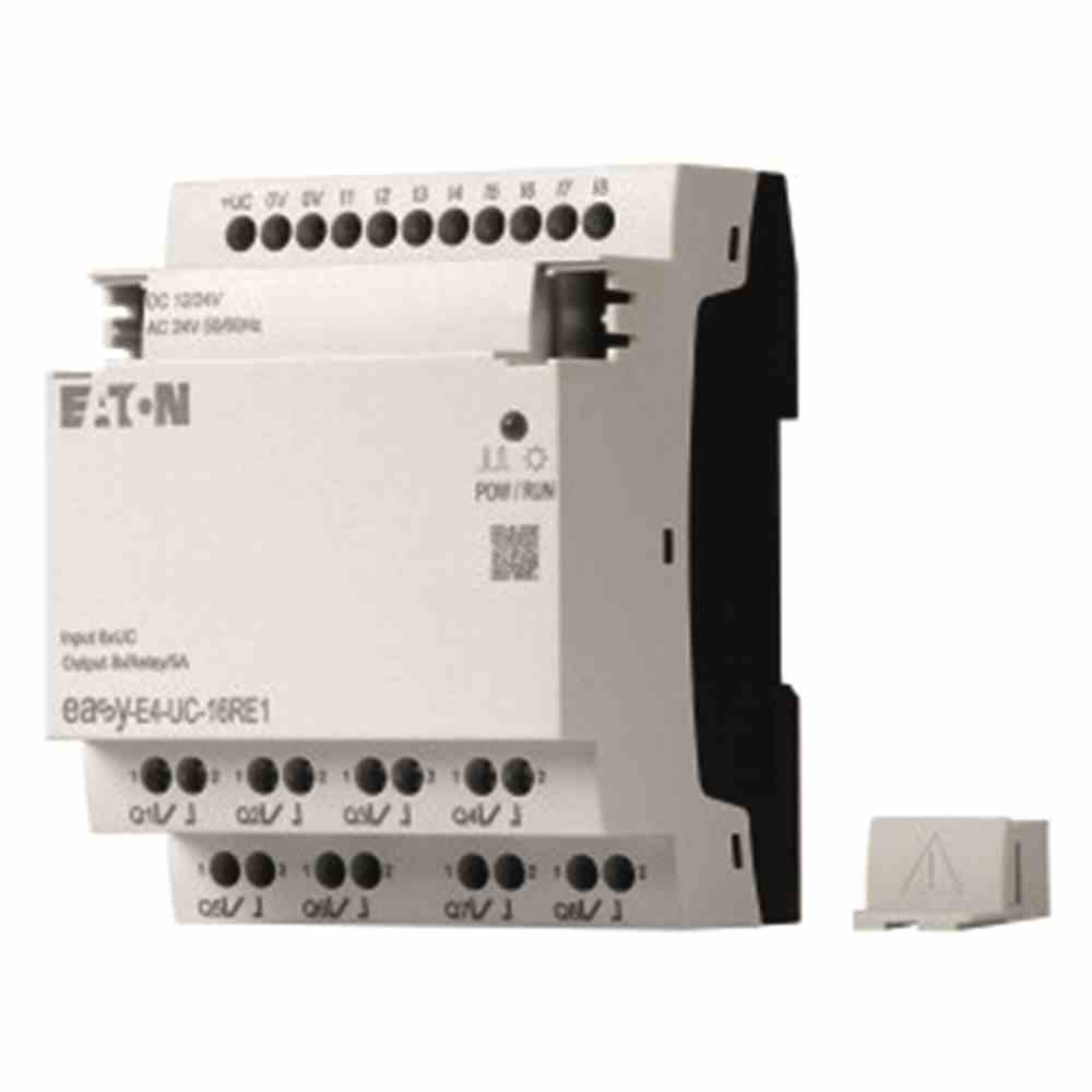 EATON SPS-Digitales E/A-Modul, 8Eing, AC/DC, Schraubanschluss – EASY-E4-UC-16RE1