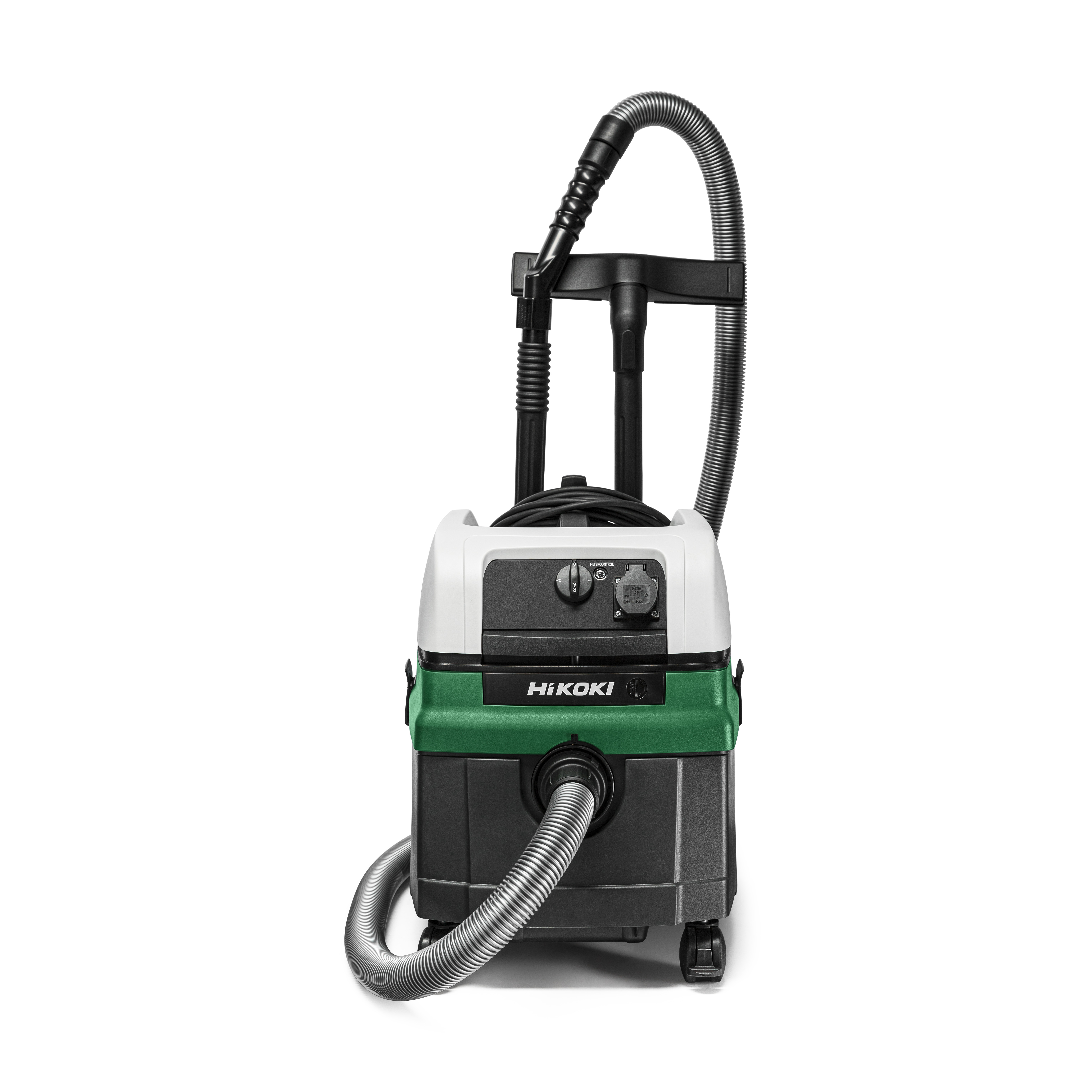 HiKOKI RP250YBL (Karton) (25 Liter, L Klasse)  Nass- und Trockensauger 12,6 Kg Ein- /Ausschaltautomatik für Werkzeuge 1400W