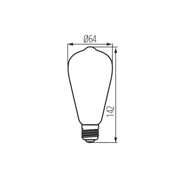 Kanlux XLED ST64 4W-SW