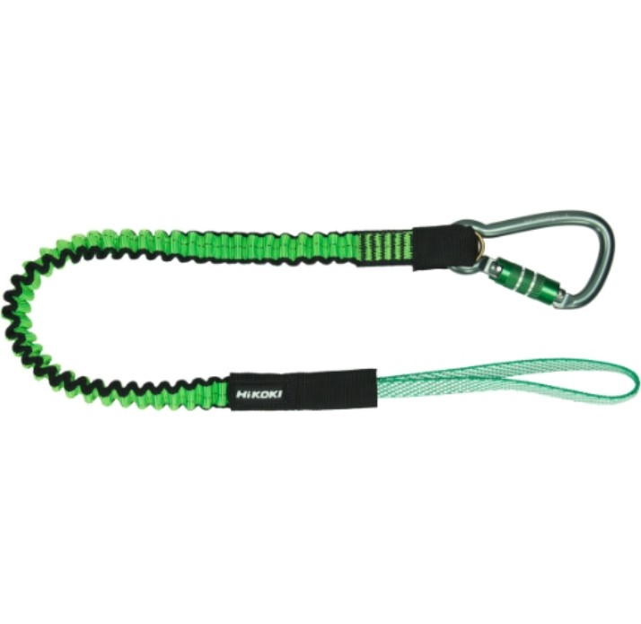 HiKOKI Schwerlast Bungee Lanyard / 1 Karabiner Schwerlastsicherung bis 20 Kg