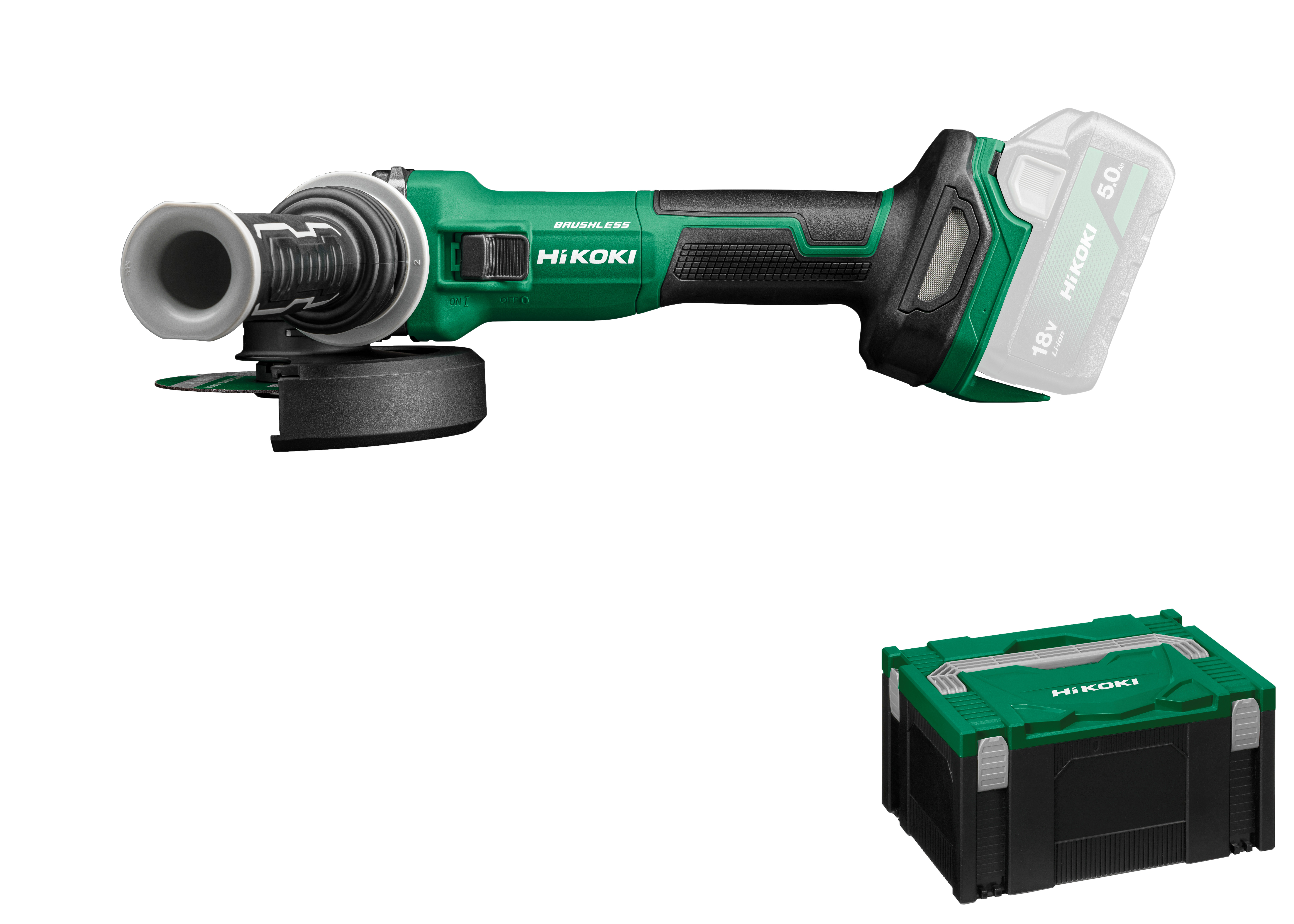 HiKOKI G1813DE(Basic) (HSC III) Akku Winkelschleifer