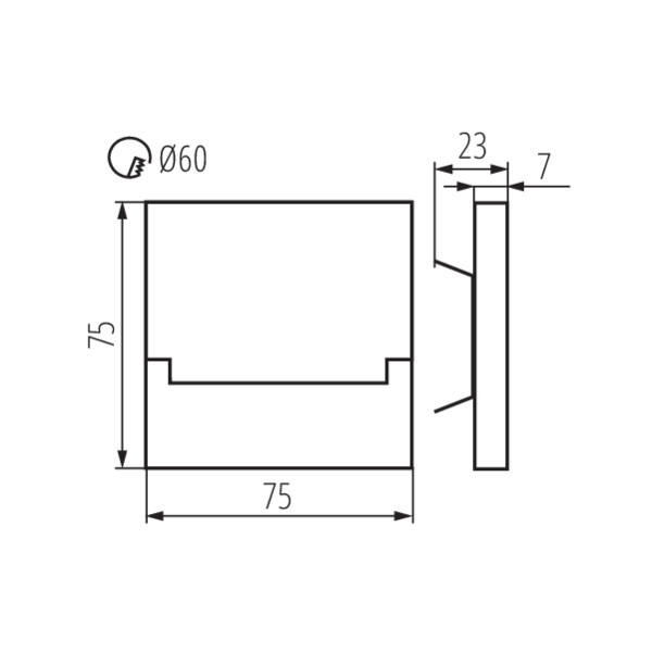 Kanlux SABIK LED B-WW