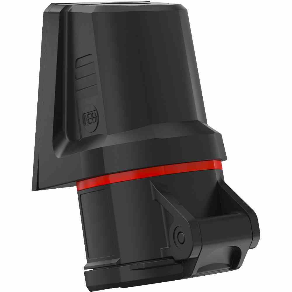 WALTHER CEE-Steckdose, 5p, 16A, 6h, 400V (50+60Hz) rot, IP54, Aufputz, schraublose Klemme, Kunststoff – FW110506CC