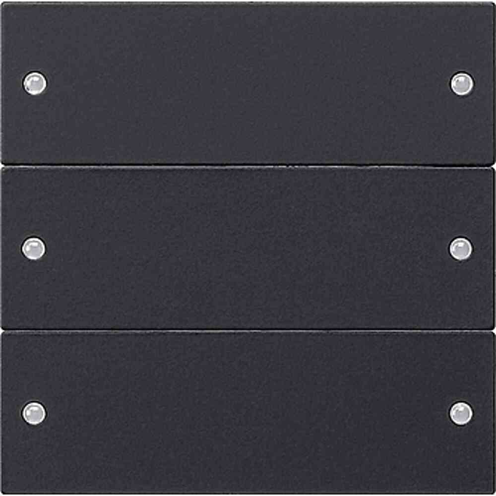 Gira Wippenset 3f System 55 Schwarz m(lack.)