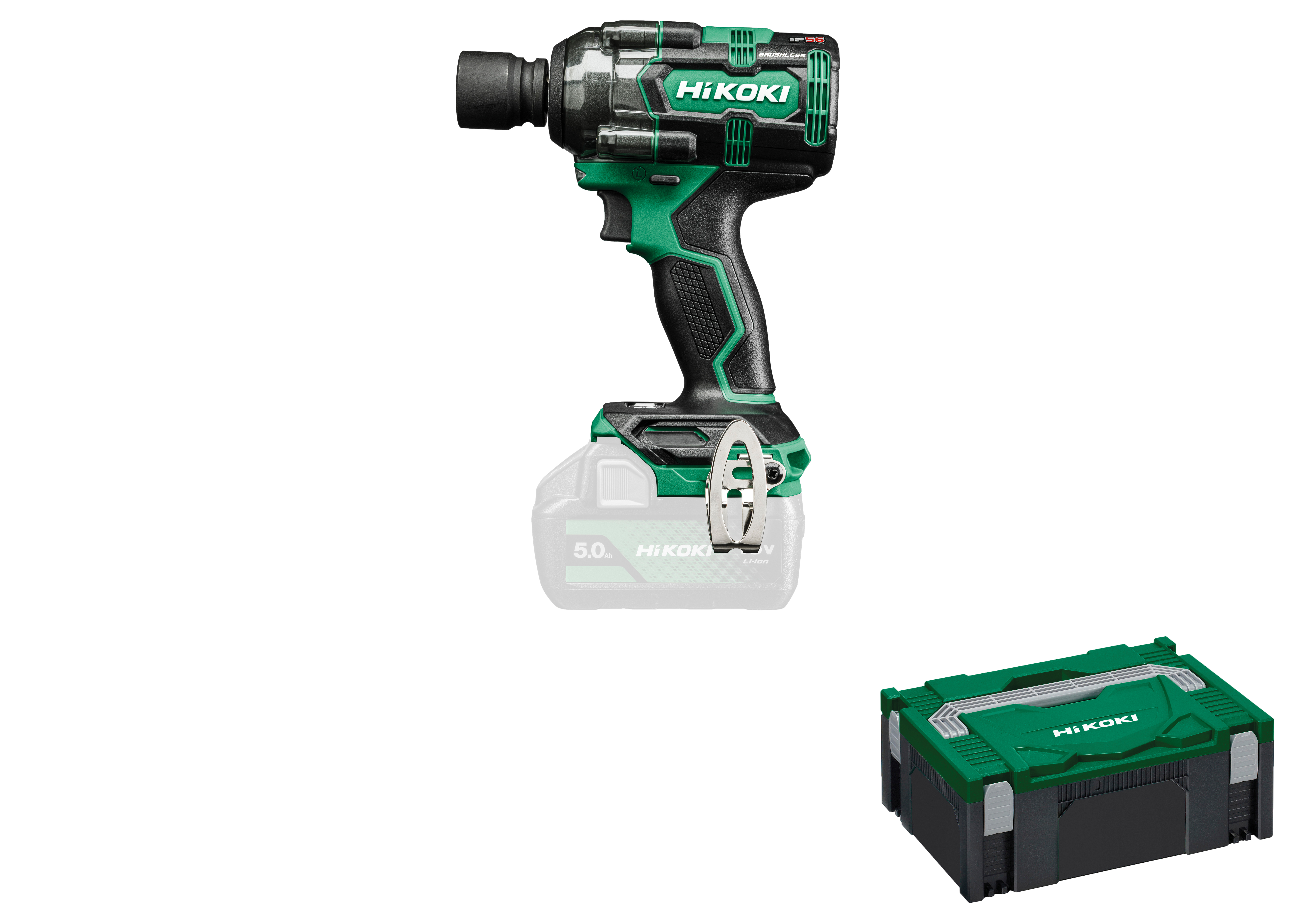 HiKOKI WR18DH(Basic) (HSC II) Akku Schlagschrauber Schlagschrauber 345/600 Nm 1/2" HiKOKI WR18DH(Basic) (HSC II) Akku Schlagschrauber Schlagschrauber 345/600 Nm 1/2"