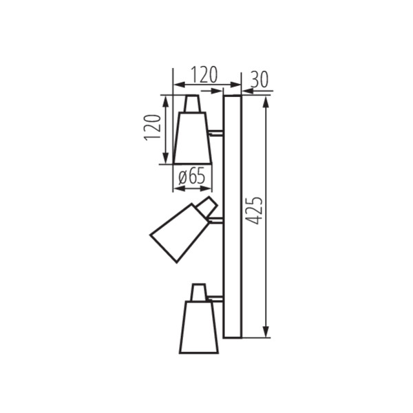 Kanlux SEMPRA EL-3I W-SR